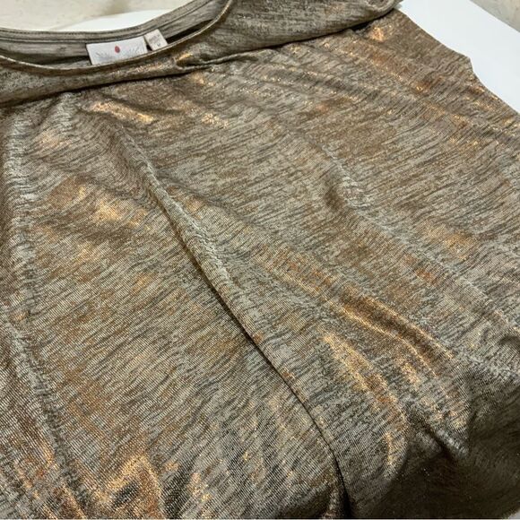 Dantelle Metallic Top size M made in turkey 95% polyester 5% spandex - Picture 9 of 9